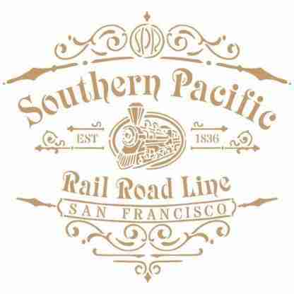 stencil southern pacific