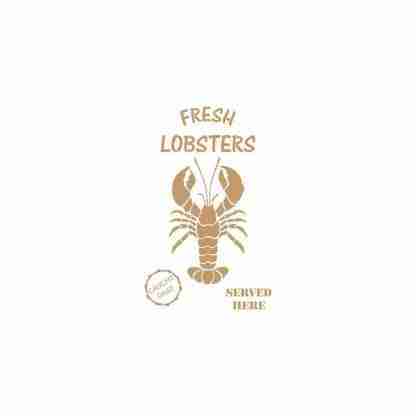 Stencil Fresh Lobsters