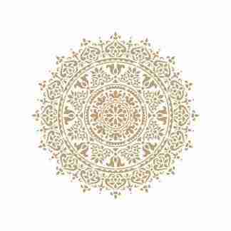 Stencil Mandala 092 - 50 x 50