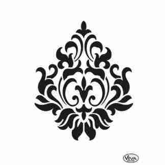 Stencil klein ornament A5