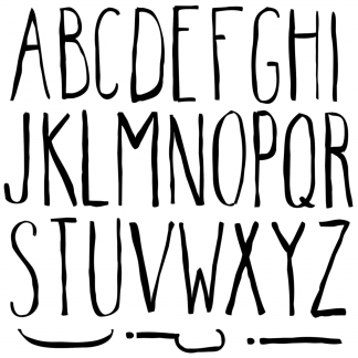 IOD stempel Farmhand alfabet stempel