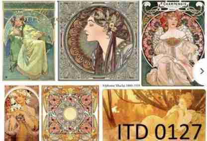 Itd collection Papier decoupage ITD D0127