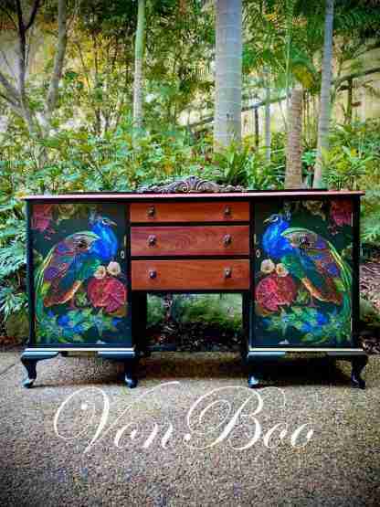 MINT by Michelle decoupage paper - Reversed Peacock