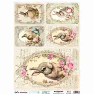 Artesanias Montejo Rice paper soft Easter 4 - A3