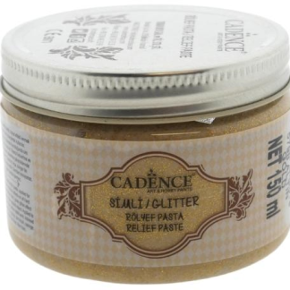 Cadence Glas Glitter Relief Pasta 150 ml Goud