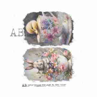 AB Studio decoupage rijst papier A4 ID-4840