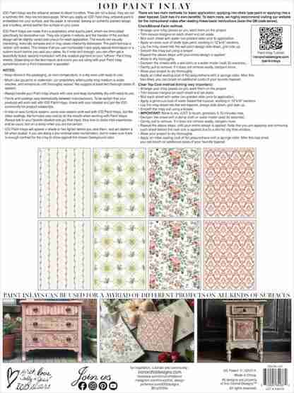 iron orchid designs paint inlay lattice rose - Afbeelding 6