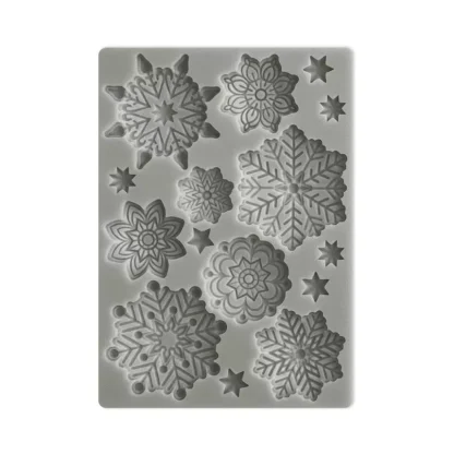 Stamperia siliconen mal snowflakes A6