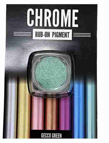 Pentart Chrome Rub On Pigments Gecco green - 3 gr.