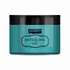 Pentart antiquing gel patina blue