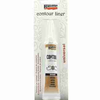 Pentart contour liner brons 20 ml