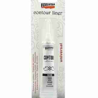 Pentart contour liner silver 20 ml