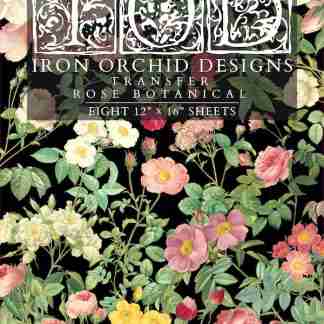 Iron Orchid Designs Transfer Rose Botanical