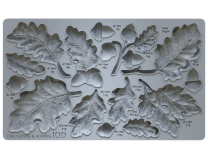 Iron Orchid Designs mal Oak leaves & acorns