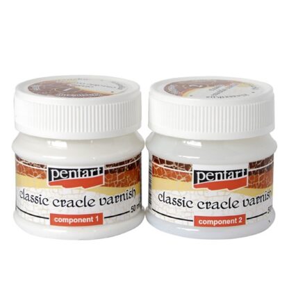 Pentart Classic crackle varnish set 2 x 50 ml