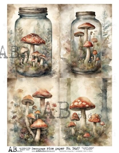 AB studio herfst rice paper A4 -5627