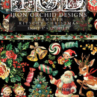 IOD transfer blok Kitschy Christmas ( 8 vellen) limited edition