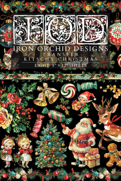 IOD transfer blok Kitschy Christmas ( 8 vellen) limited edition