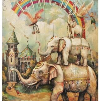 Dragonflycraft Rice paper Circus poster