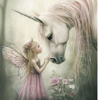 Dragonflycraft Rice paper meeting the unicorn 1