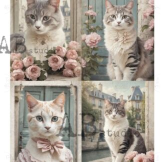 Le Petit Paris decoupage Papier A4 no.147