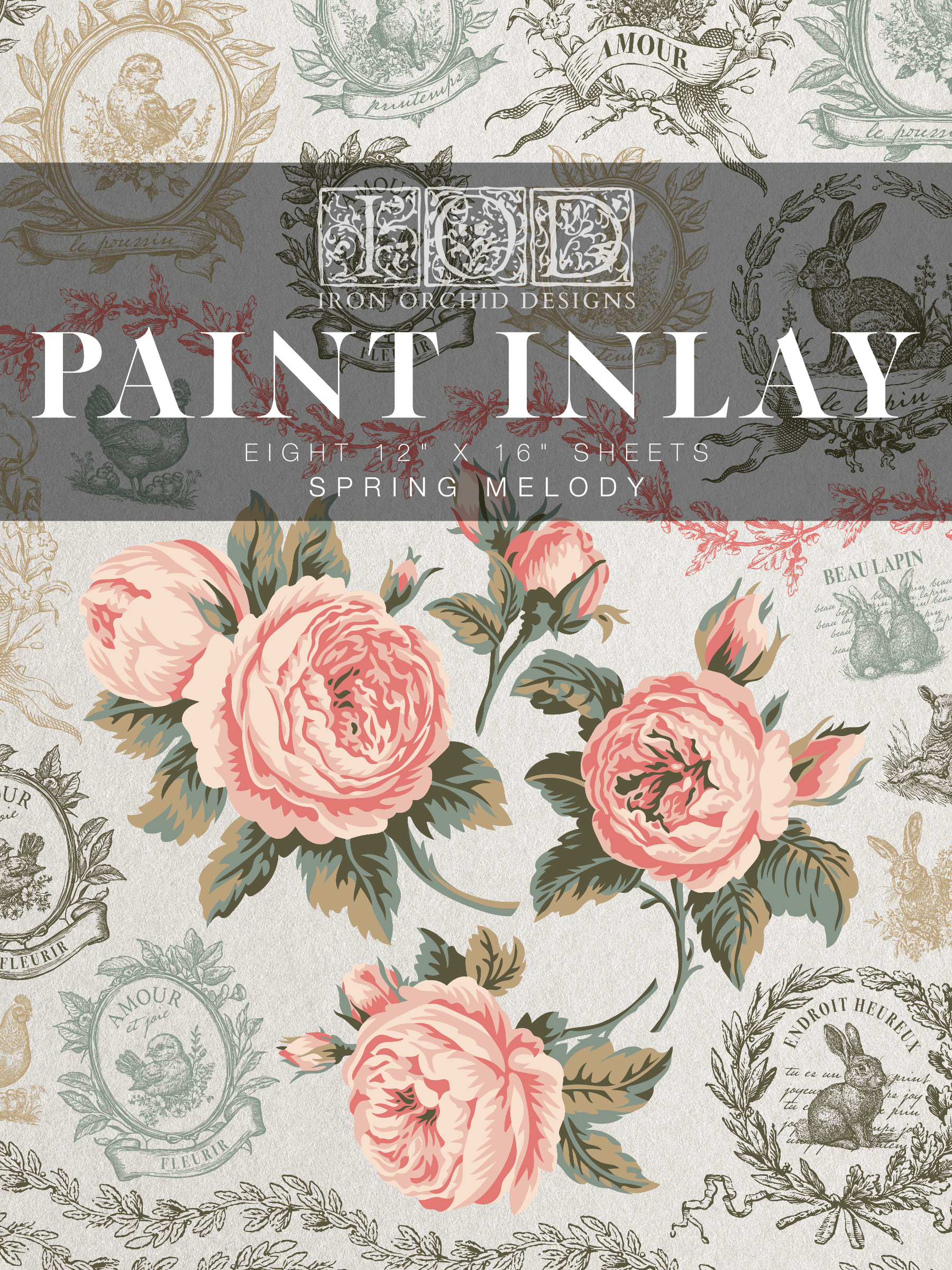 iron orchid designs paint inlay Spring melody 1 iron orchid designs paint inlay Spring melody