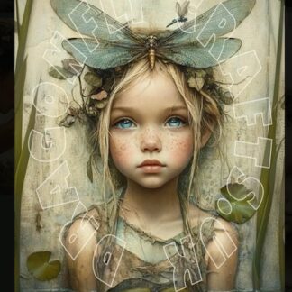 Dragonflycraft Rice paper Fairy 2