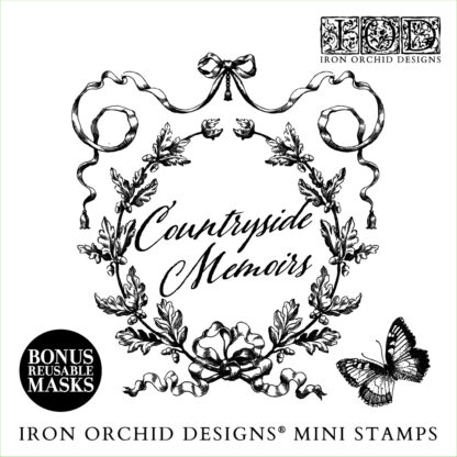 IOD mini stempel set Countryside memoirs