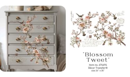 Re-Design Blossom Tweet 61x89 cm Decor Transfer - Afbeelding 2
