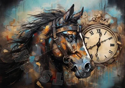 Dragonflycraft decoupage rijst papier War horse