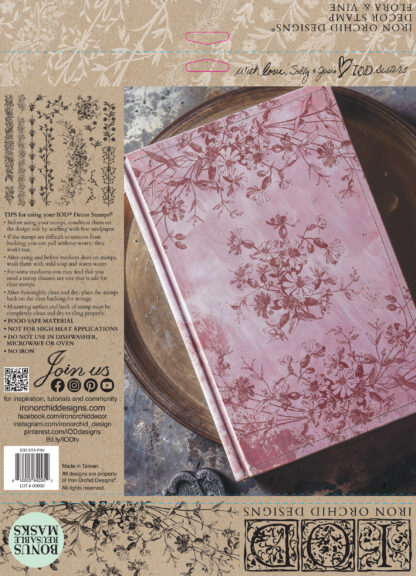 Iron Orchid Design stempel Flora & Vine - Afbeelding 2