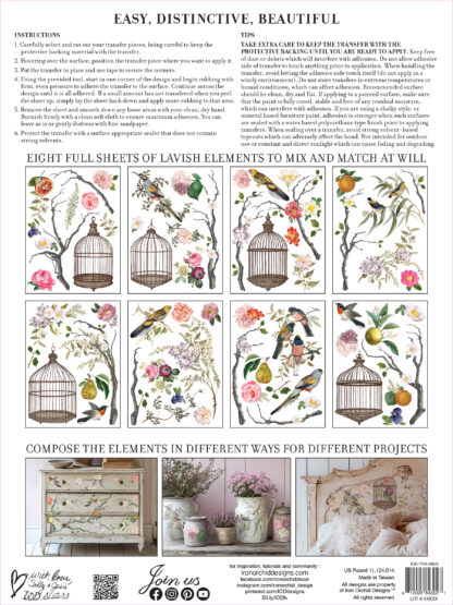 Iron Orchid Designs Transfer Menagerie - Afbeelding 11