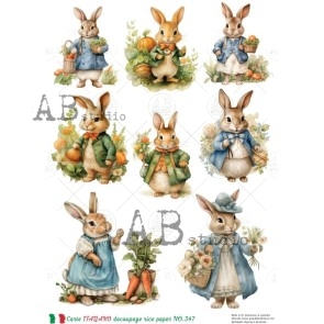 Carte Italiano decoupage rice paper no.347