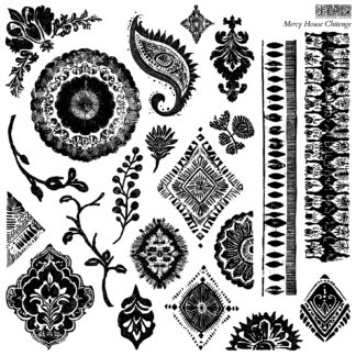 Iron Orchid Design stamp Mercy House Chitenge