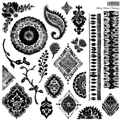 Iron Orchid Design stamp Mercy House Chitenge