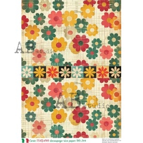 Decoupage bloemen rice paper Carte Italiano NO.344
