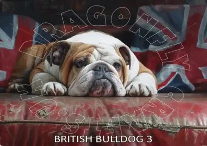 Dragonflycrafts decoupage papier British Bulldog 3