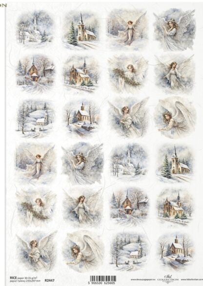 ITD Decoupage Rice paper R2447 - A4