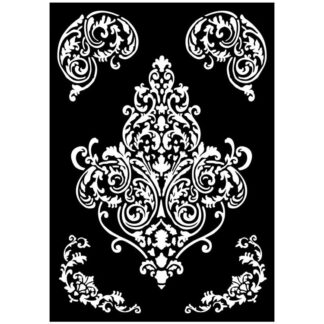Stamperia A3 Stencil Frieze and Corners
