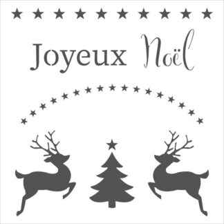 The Crafter's Workshop Joyeux Noel Stencil 15 x 15 cm