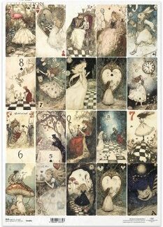 ITD Decoupage Rice paper Alice R1465L - A3