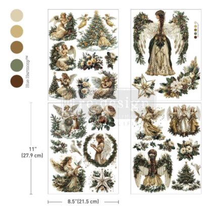 Re-design transfer Heavenly Wings 21,5 x 28 cm - Afbeelding 3