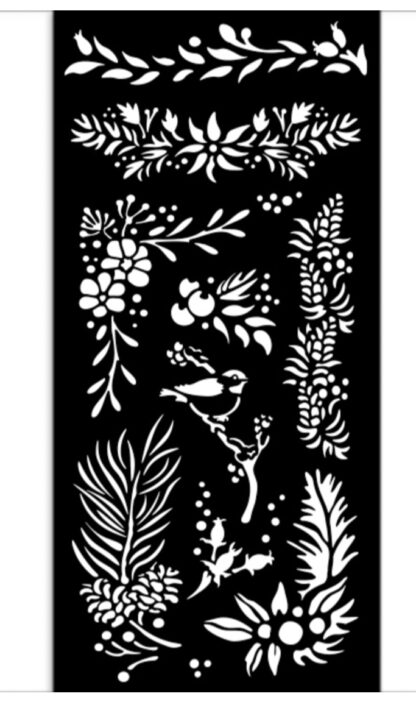 Stamperia Thick Stencil 20x25cm Branches