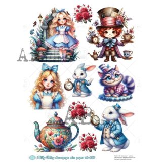 AB Studio Decoupage paper 550 Alice A4