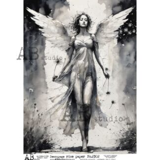 AB Studio A4 decoupage rice paper ID-2302 engel