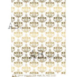 ABstudio Gold rice paper Art Deco A4 ID-1405