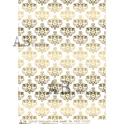 ABstudio Gold rice paper Art Deco A4 ID-1405