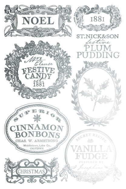 IOD foil transfer  Figgy & Flourish ( 8 vellen) limited edition - Afbeelding 4