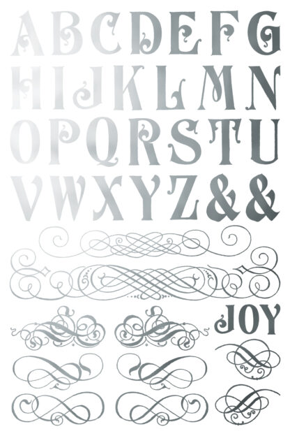 IOD foil transfer  Figgy & Flourish ( 8 vellen) limited edition - Afbeelding 5