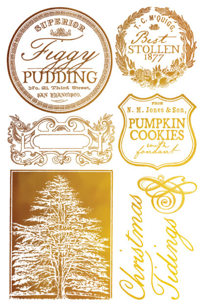 IOD foil transfer  Figgy & Flourish ( 8 vellen) limited edition - Afbeelding 8